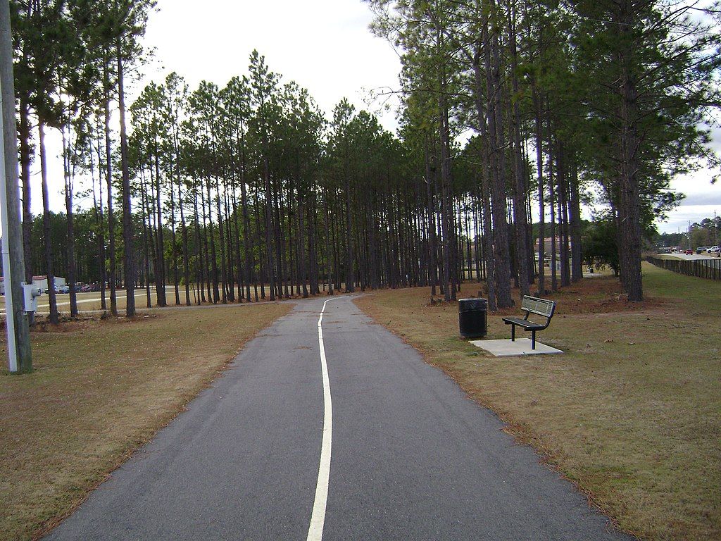 View of Freedom Park's road