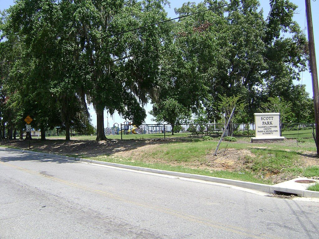 Daytime view of Scott Park