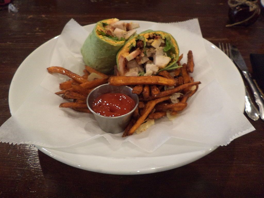 Grilled chicken wrap in Steel Magnolias