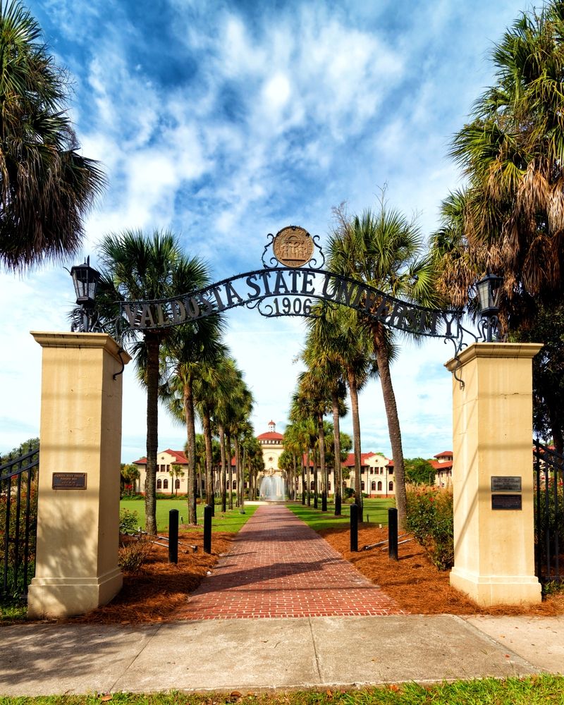 Entrance gate of Valdosta State University Campus