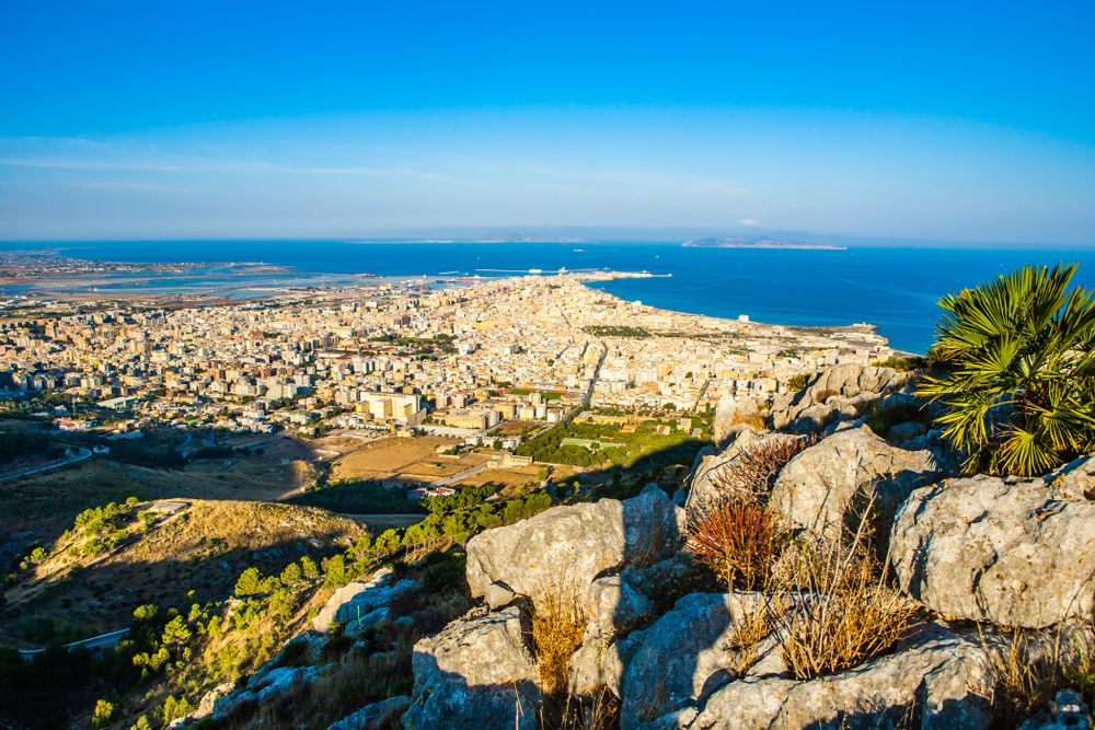 Aeria view of Sicily