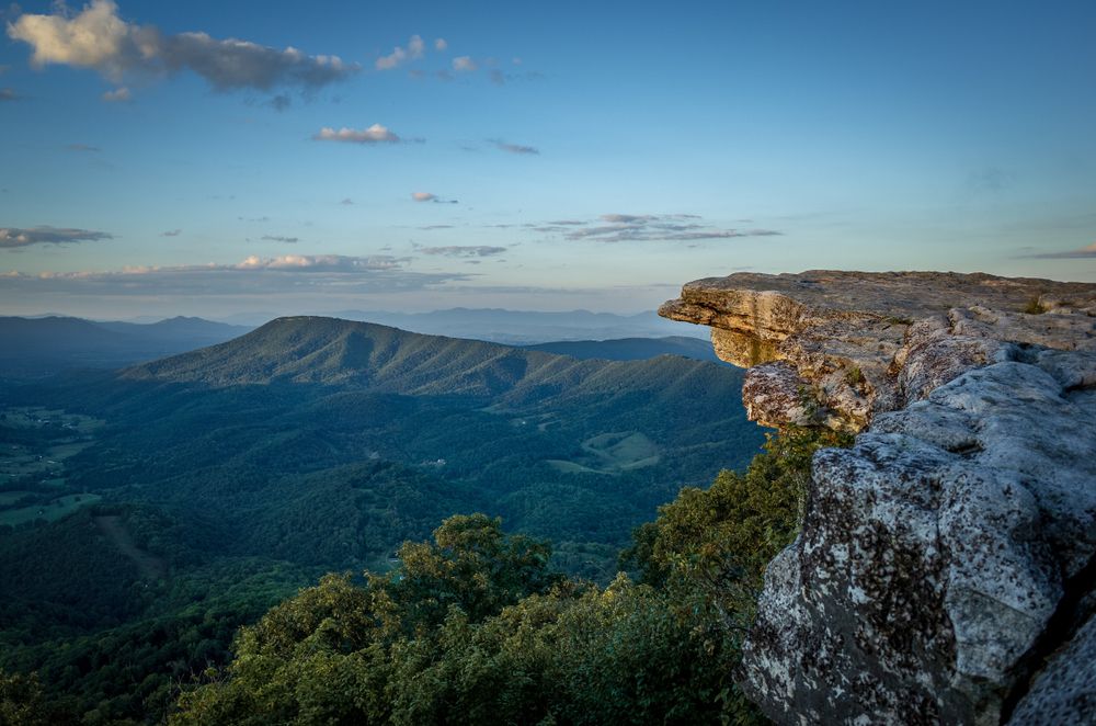 Scenic view of McAfee Knob