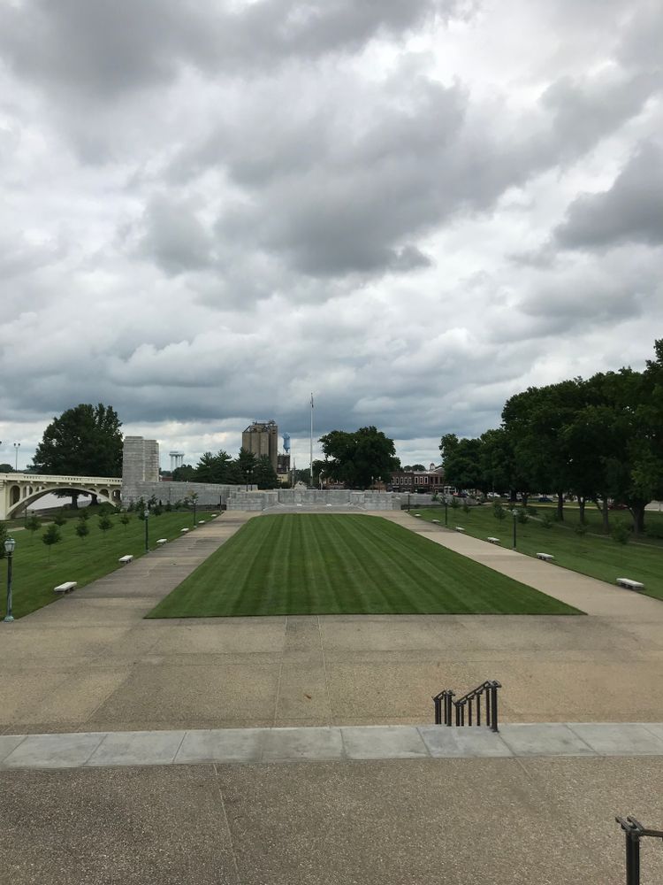 The grounds of George Rogers Clark National Historical Park