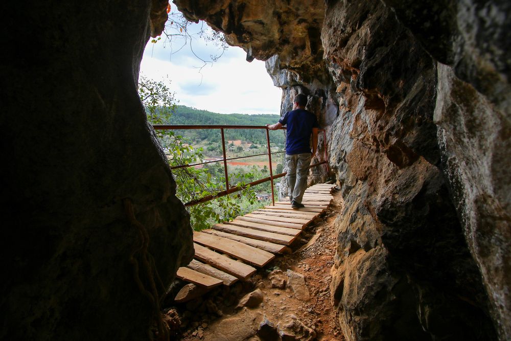 View deck in Gran Caverna de Santo Tomas