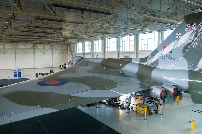 Vulcan Bomber in Robin hood Airport