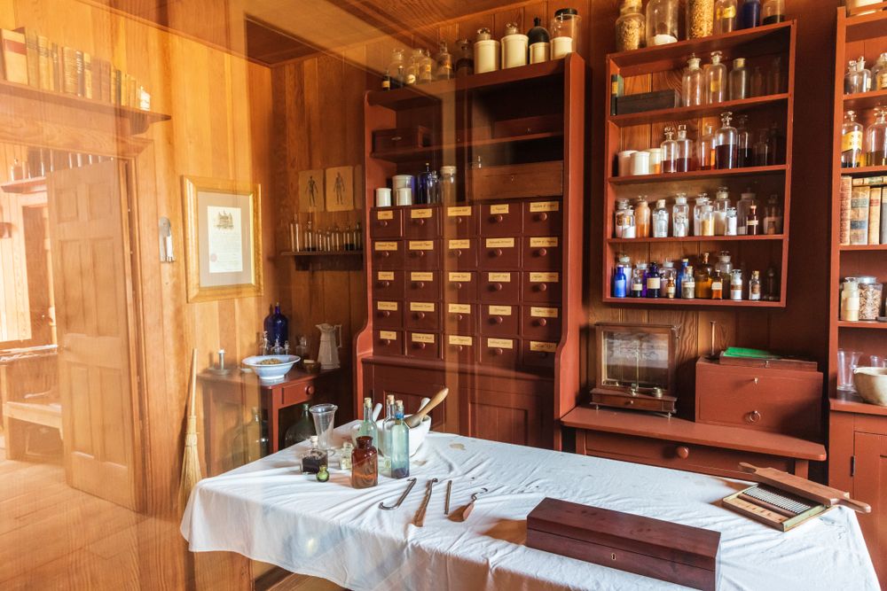 Interior of a house at Fort Vancouver National Historic Site