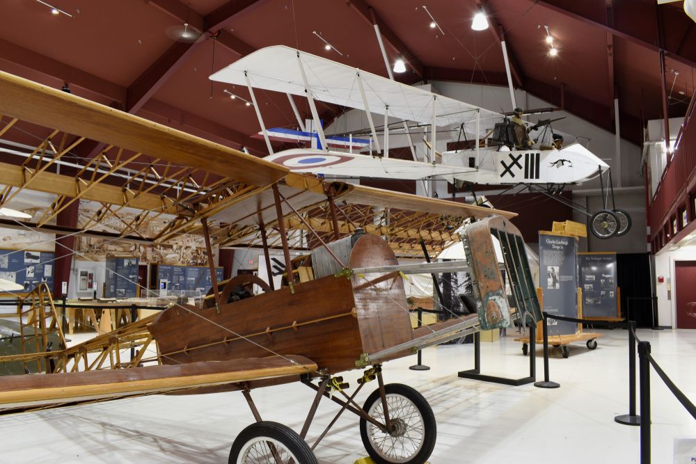 Aircrafts displayed in Pearson Air Museum