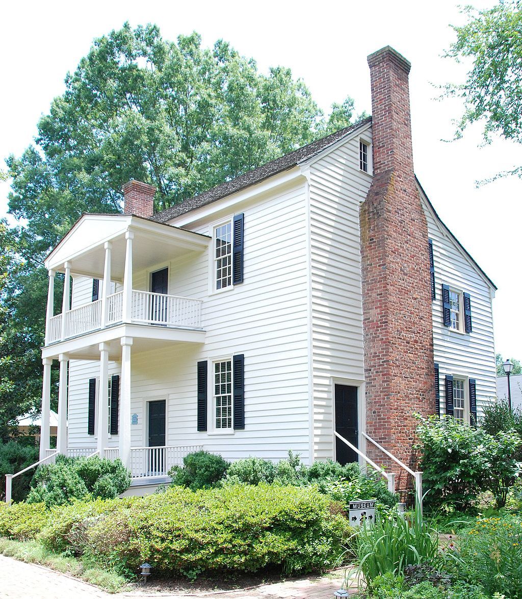 Exterior of Calvin Jones House.
