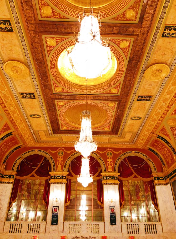 Gorgeous interior of the Palace Theater