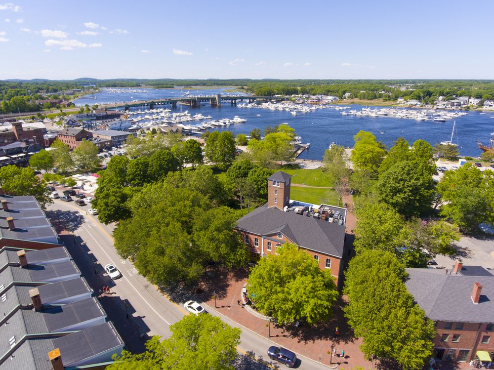 Aerial view of Waterfront Park