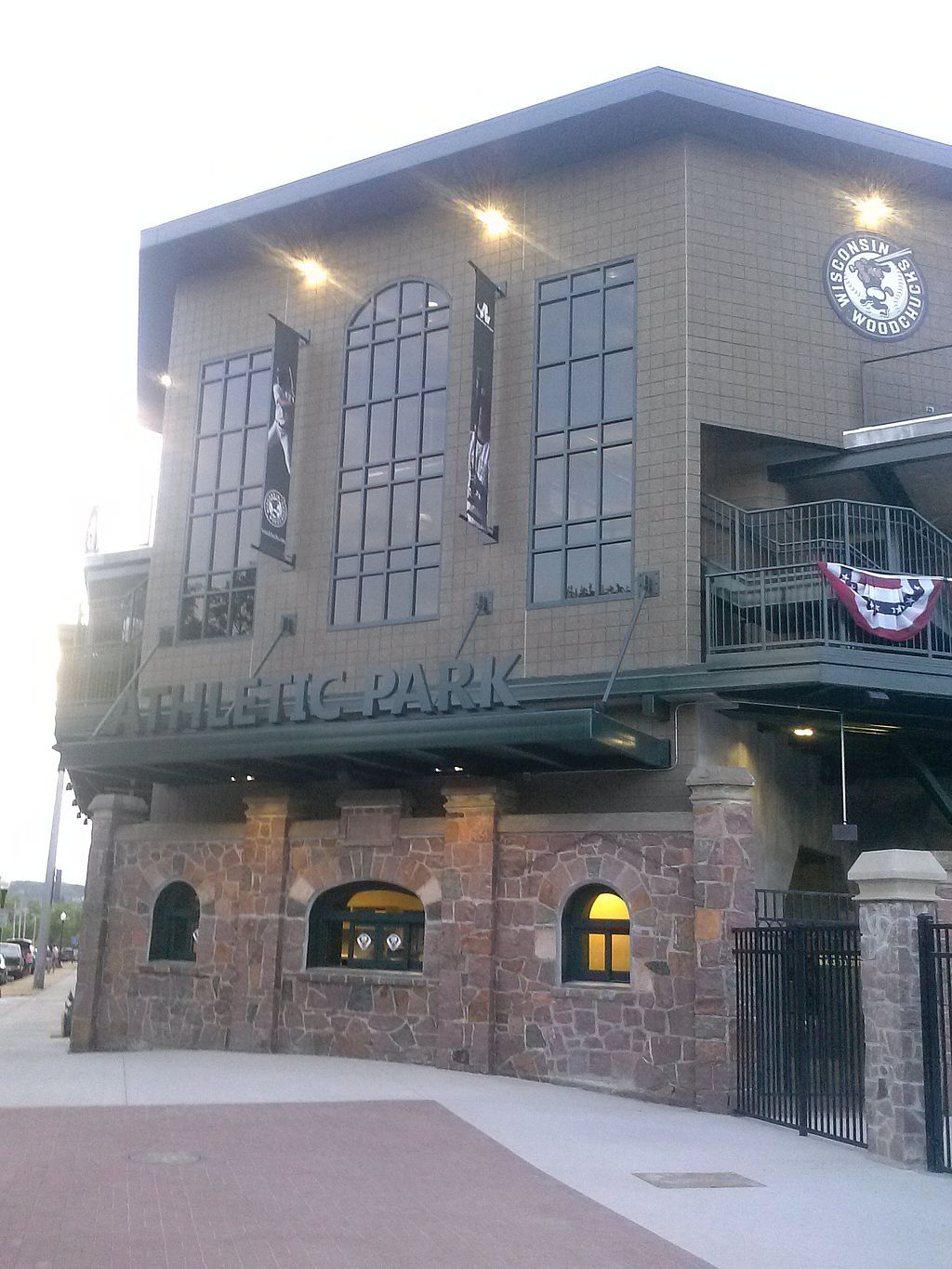 Exterior of Athletic Park