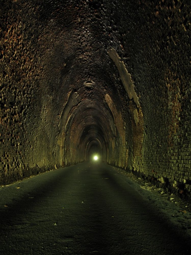 Light at the end of Blue Ridge Tunnel