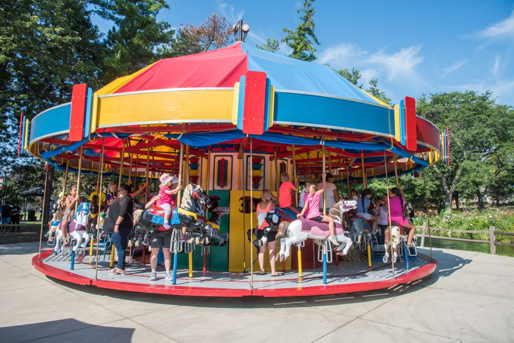 A carousel at Blackberry Farm