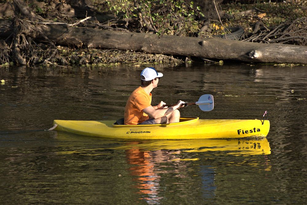 Kayaking at Channahon State Park