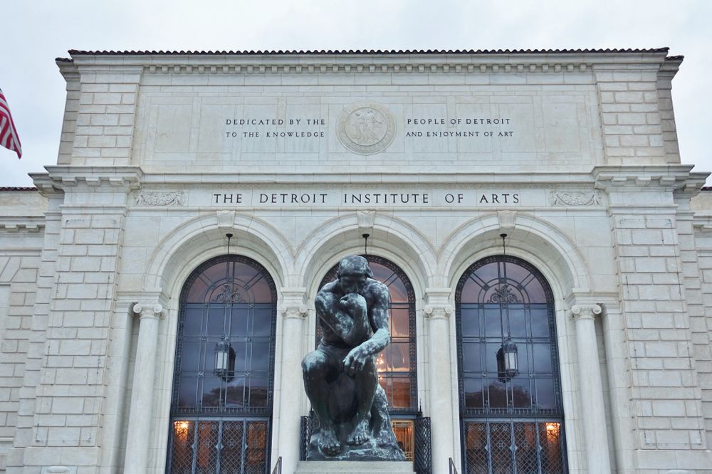 Exterior of Detroit Institute of Arts