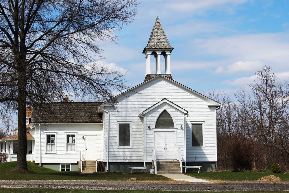 A church at Greenmead Historical Park