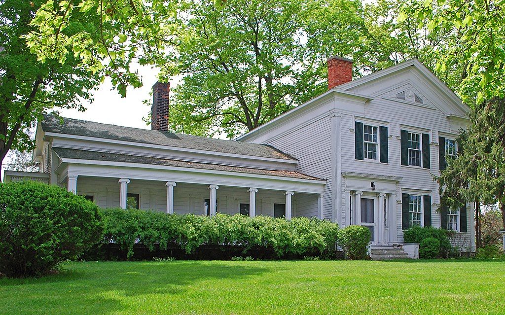 A house at Greenmead Historical Park