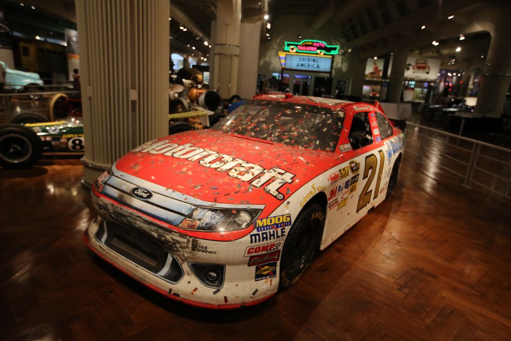 A car in Henry Ford Museum of American Innovation
