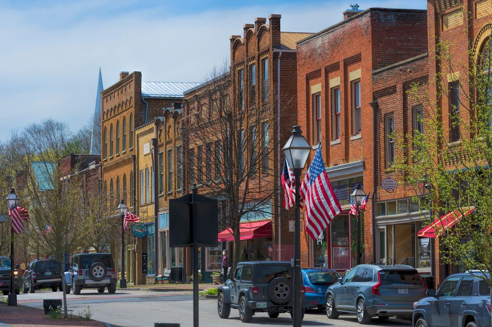 Buildings along the Historic Jonesborough