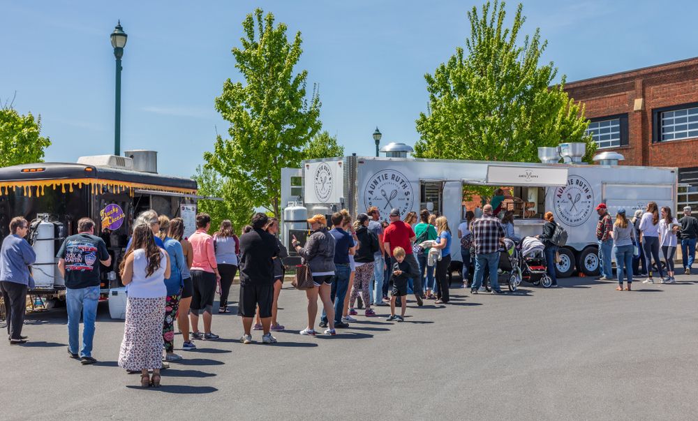 Shoppers at Johnson City Farmers’ Market