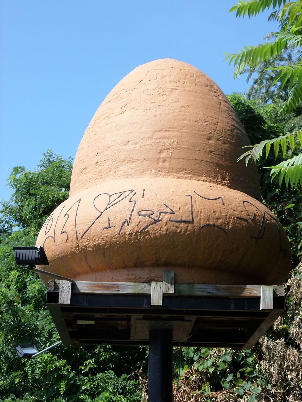 Space acorn during the Kecksburg UFO Festival