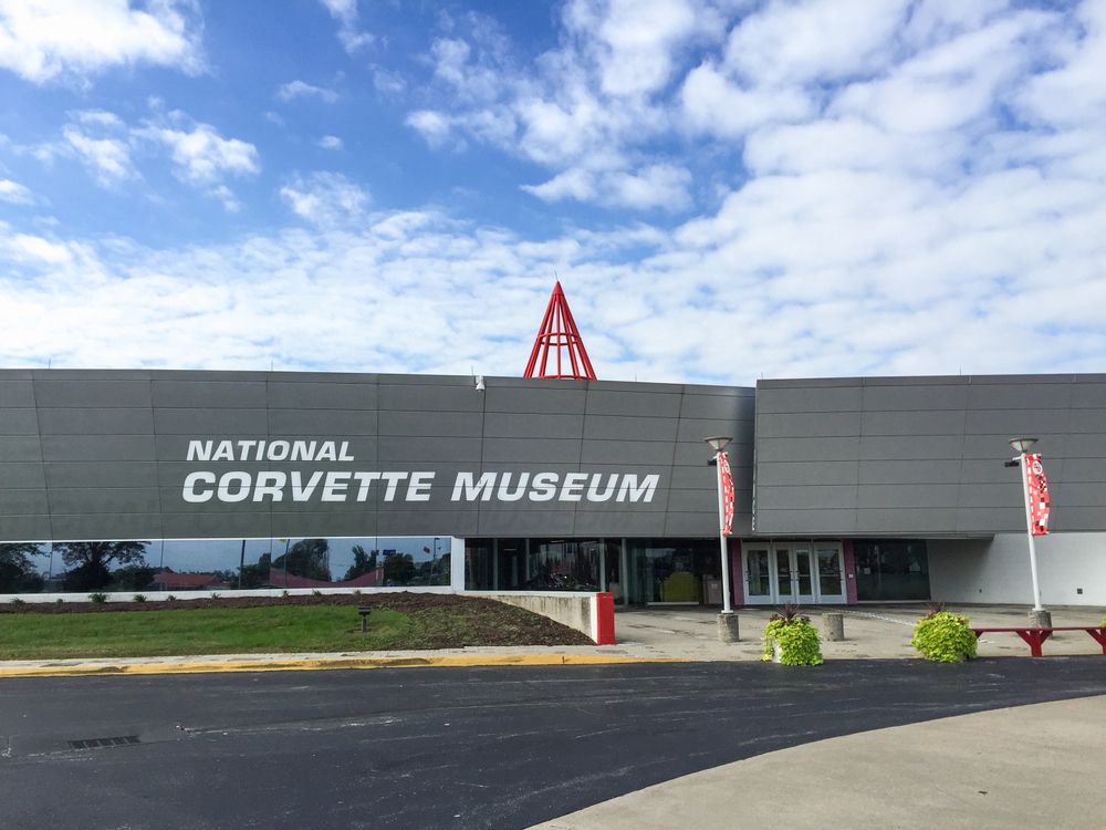 Exterior of the National Corvette Museum