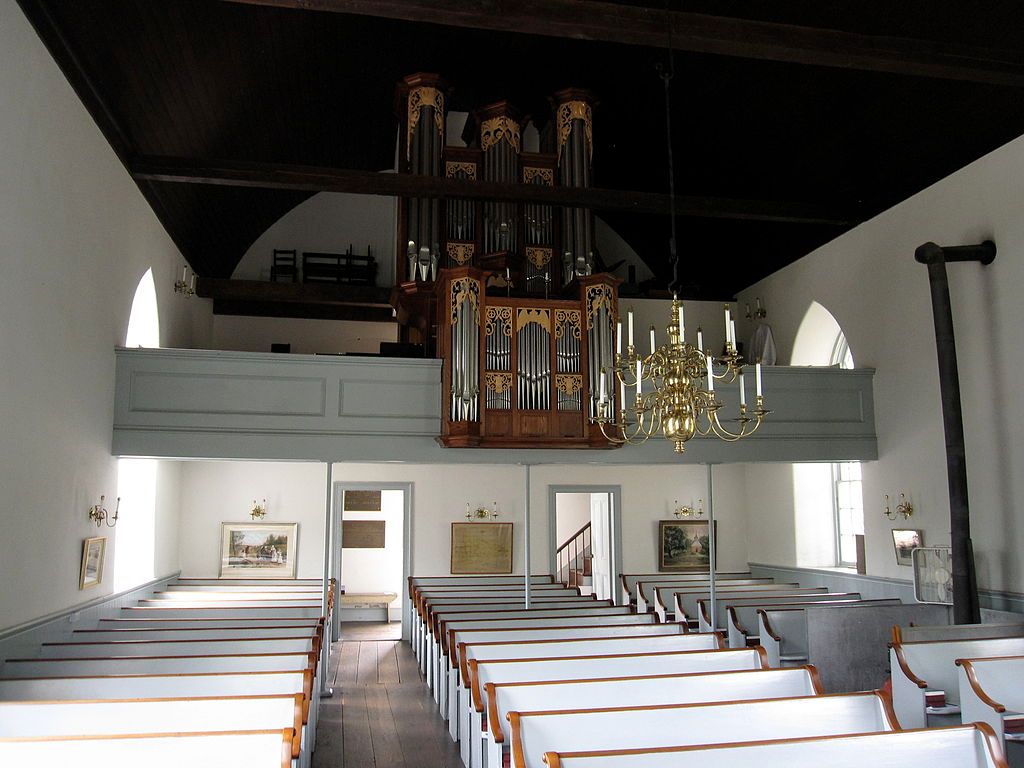 Interior of the Old Dutch Church of Sleepy Hollow