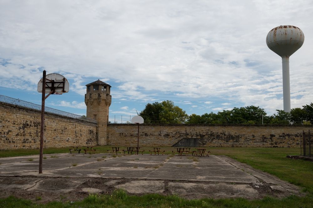 Basketball yard at the Old Joliet Prison
