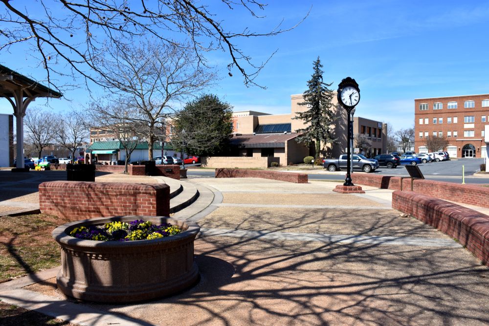 The grounds of Old Town Manassas