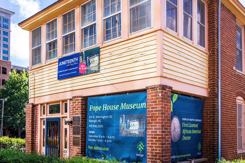 Exterior of the Pope House Museum