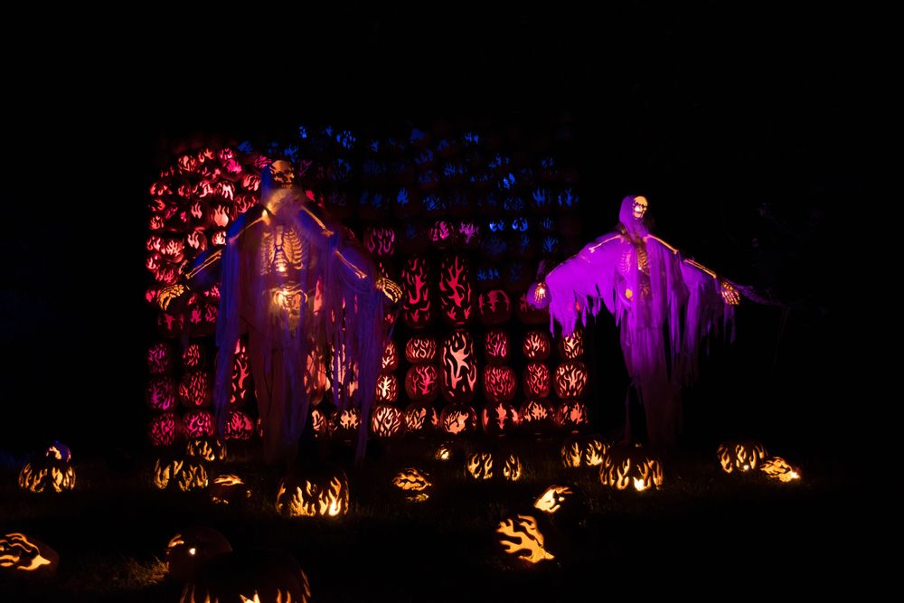 Decorations at the Great Jack O’Lantern Blaze