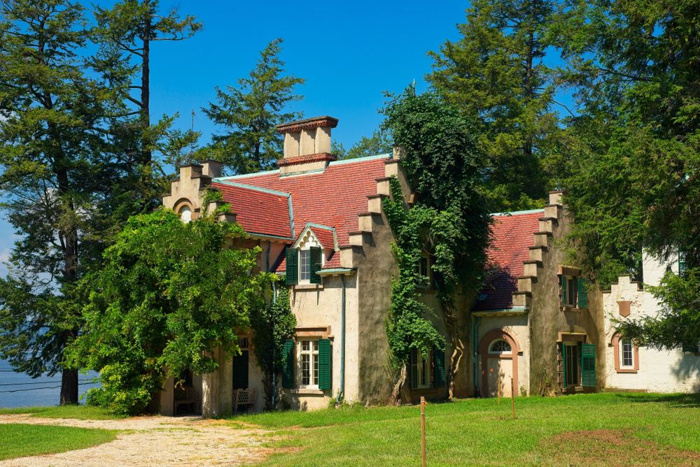 Exterior of Washington Irving's Sunnyside
