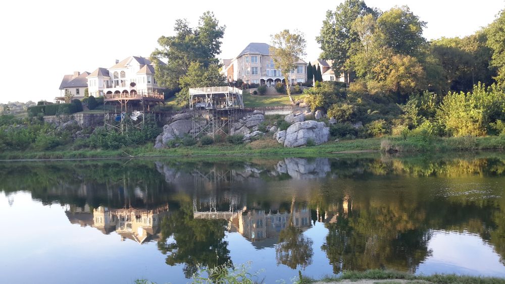 The waters of Winged Deer Park