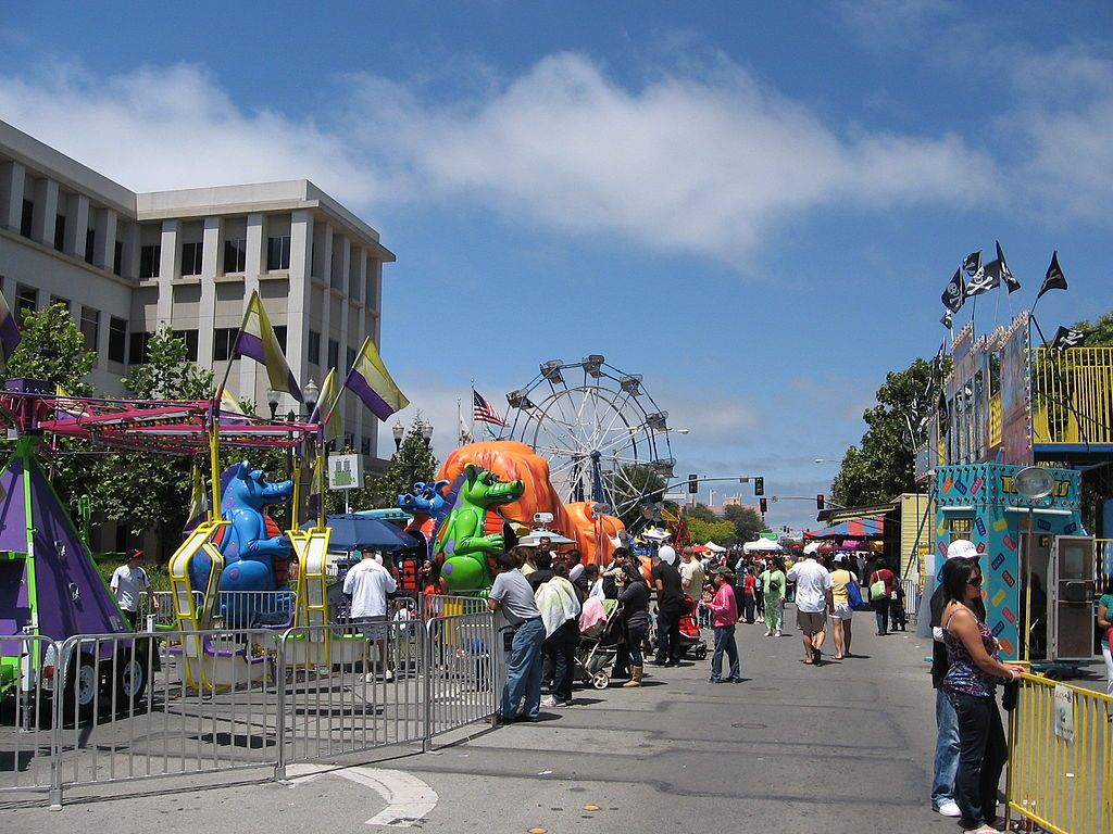People at Strawberry Festival