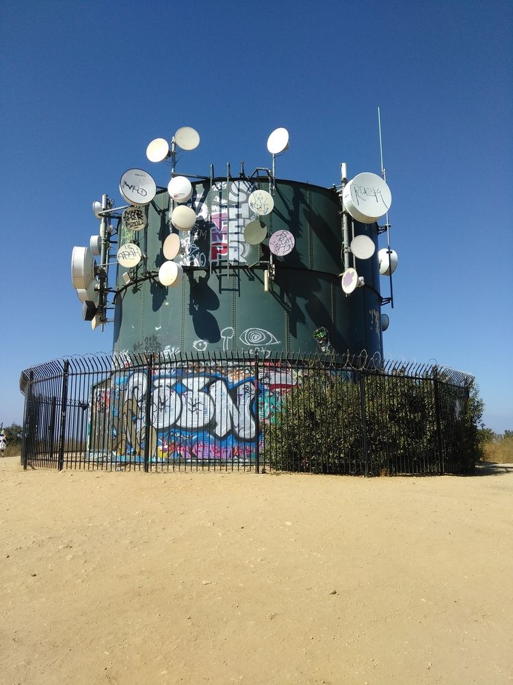 Water tower at Turnbull Canyon