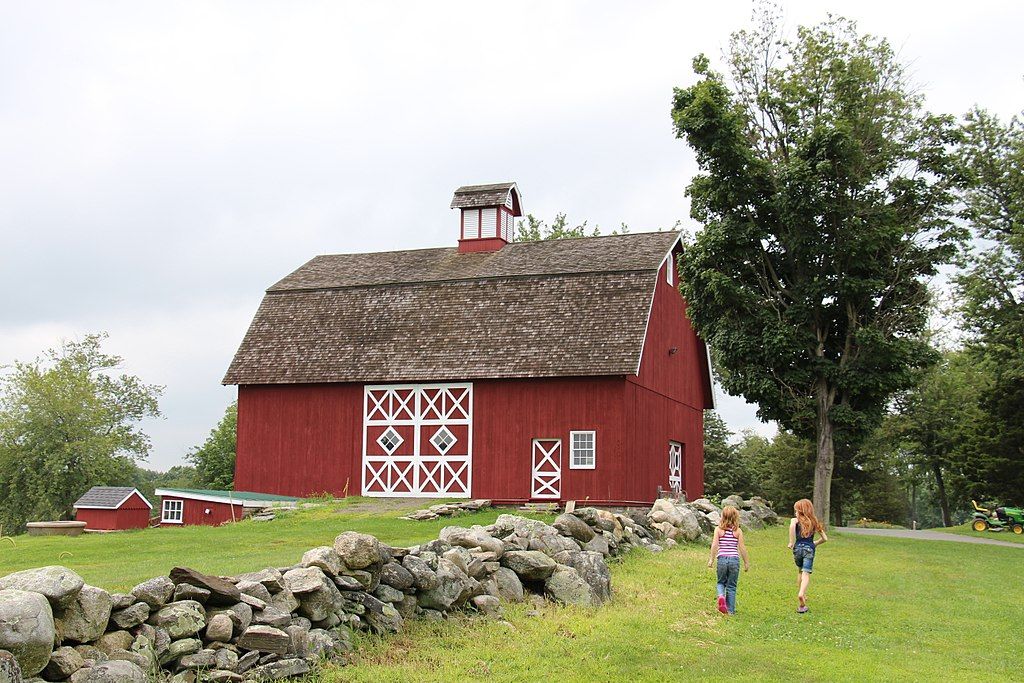 Exterior of the Ambler Farm barn