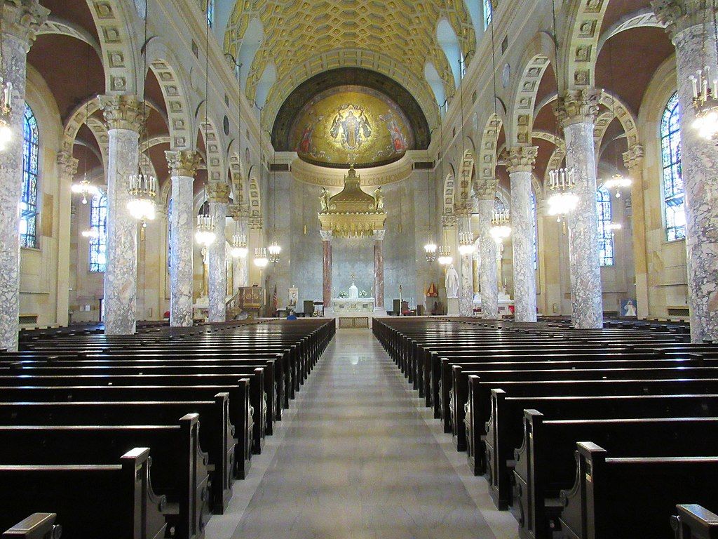 Interior of the Basilica of the Immaculate Conception