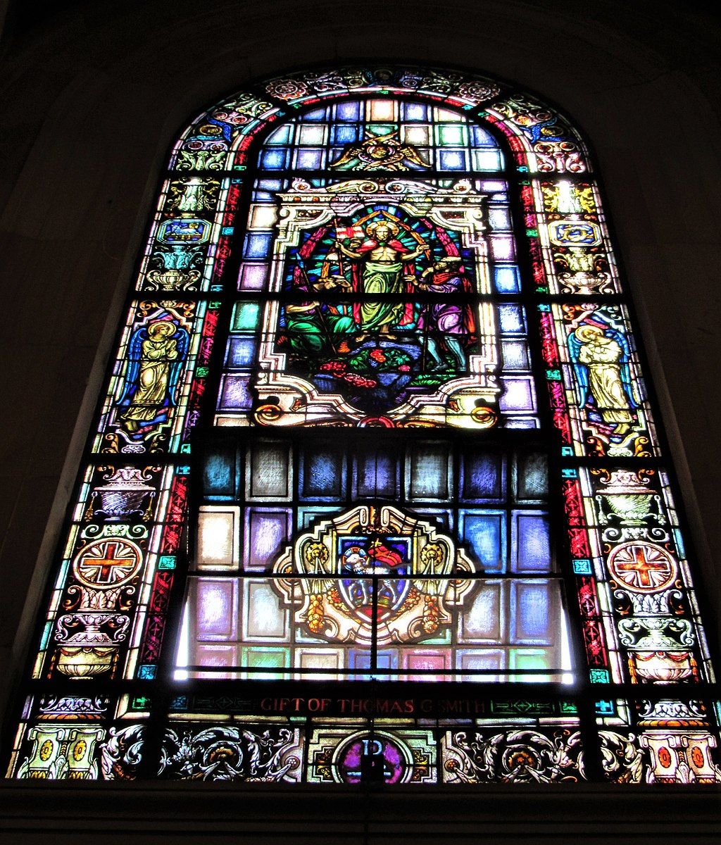 Stained glass windows of the Basilica of the Immaculate Conception