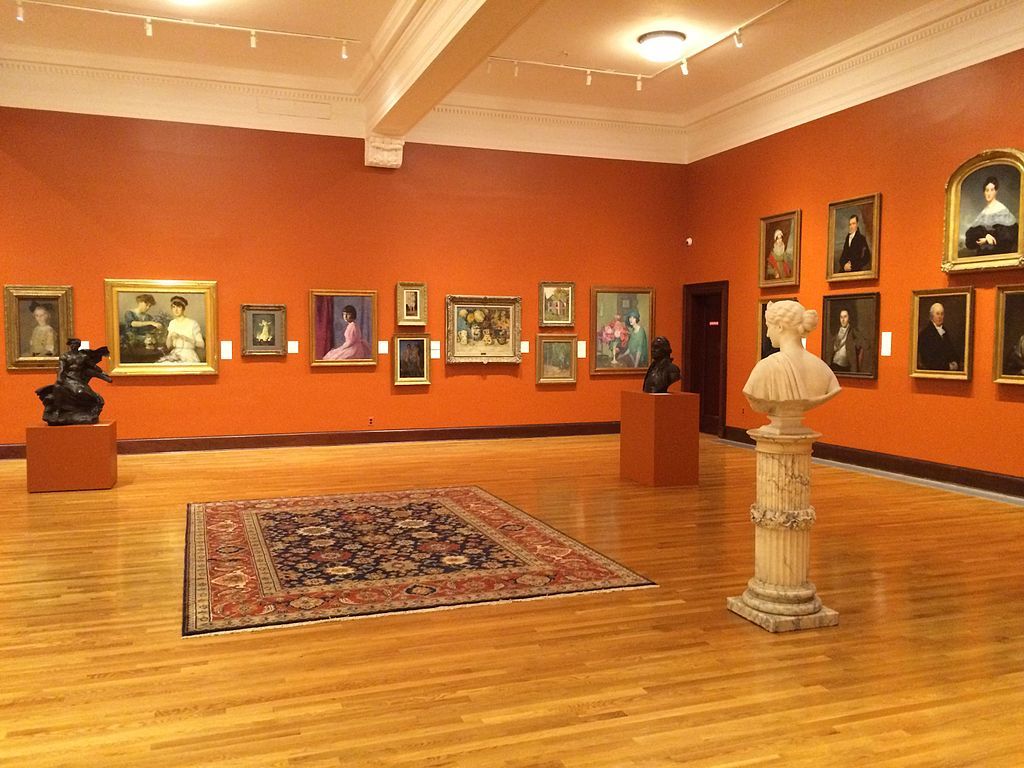 Interior of the Mattatuck Museum