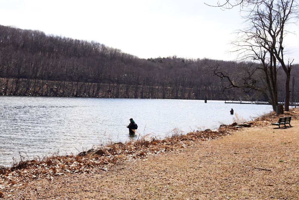 Fishing on Naugatuck River