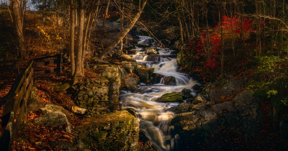 Stream at Southford Falls State Park