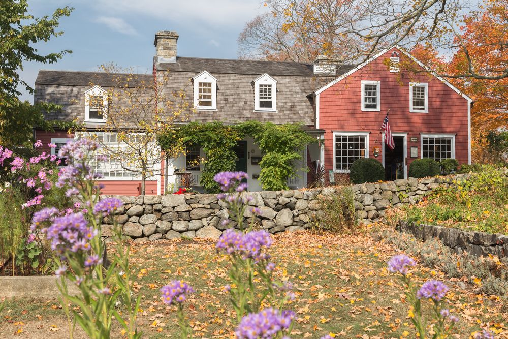 Exterior of Weir Farm National Historical Park buildings