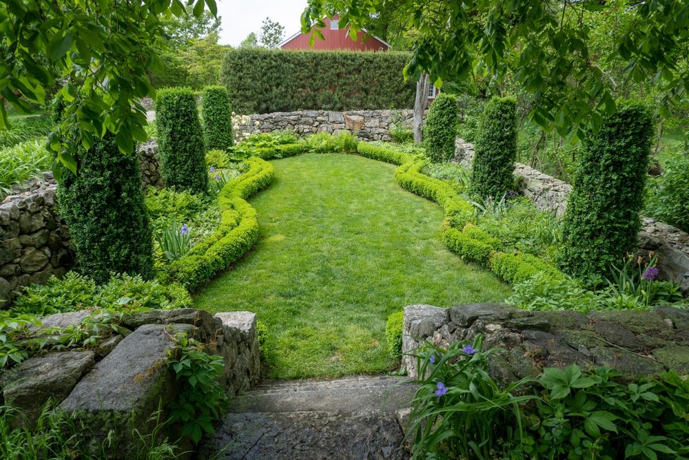 Sunken gardens at Weir Farm National Historical Park