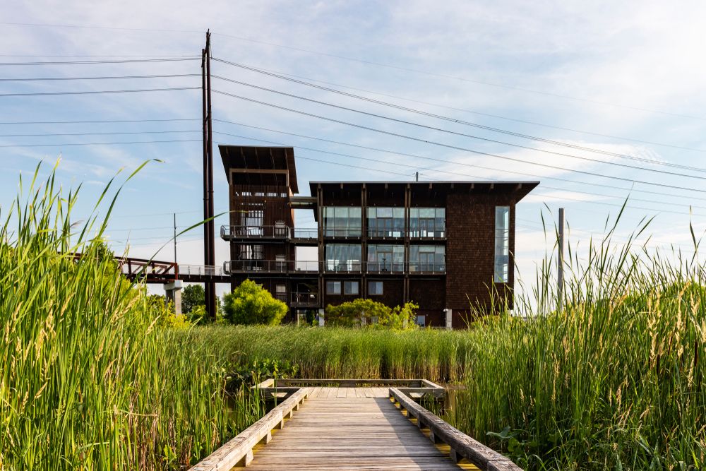 Front view of DuPont Environmental Education Center
