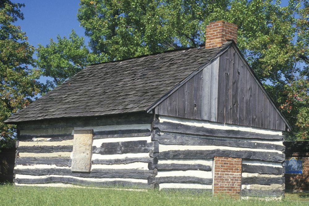 A cabin at Fort Christina