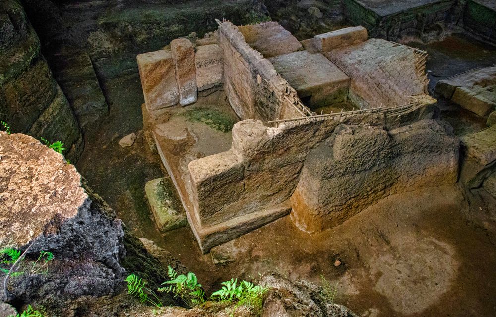 Ruins at Joya de Ceren Archaeological Site