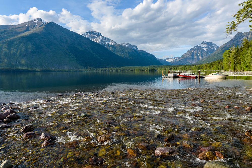 Lake McDonald Backcountry Campground's waters
