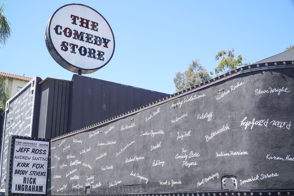 Name sign of Comedy Store