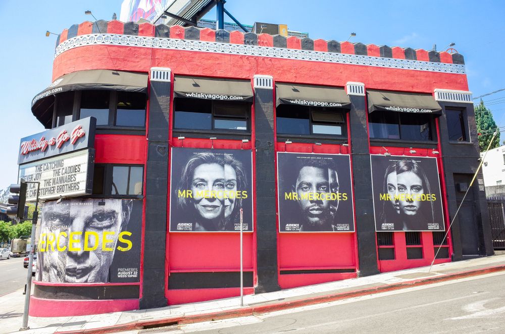 Side exterior of Whisky a Go Go