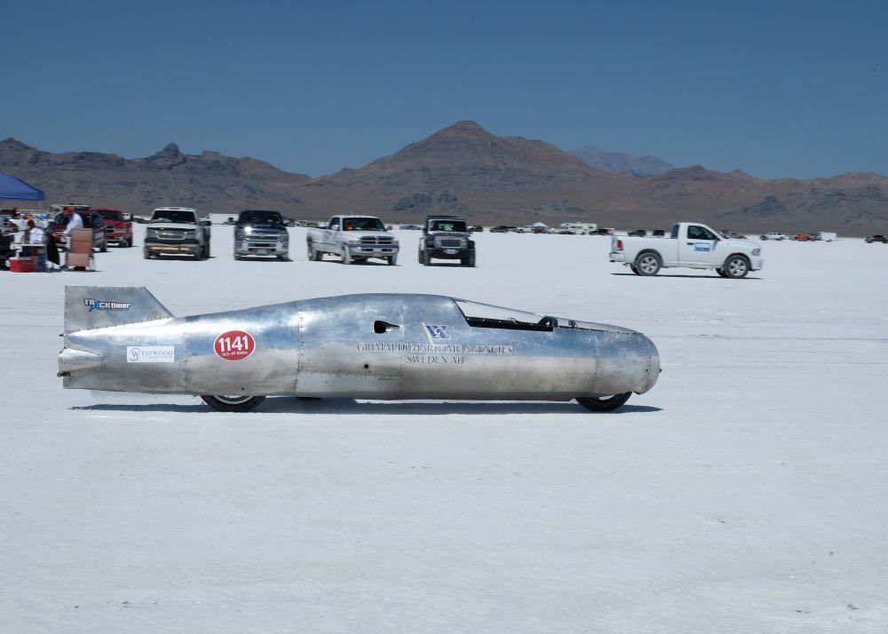 One of the vehicles during Bonneville Speed Week